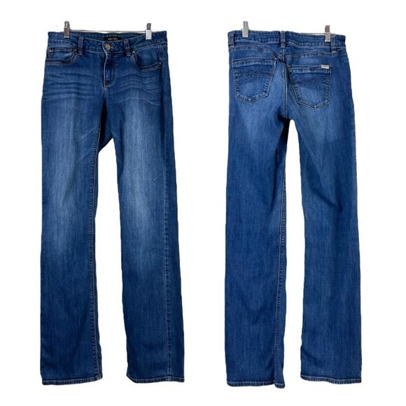 White House Black Market WHBM Jean Boot Leg Low Rise Medium Wash Women’s Size 2L - Picture 6 of 6